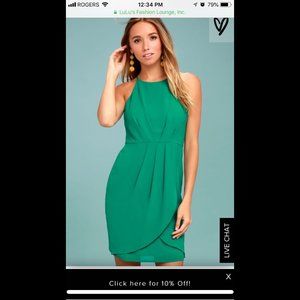 Lulu's Teal Dress, NWT